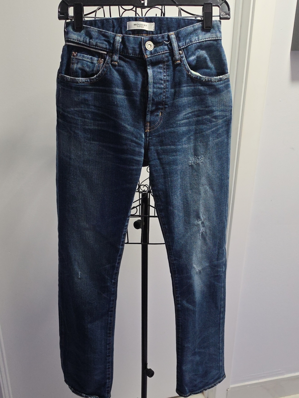 Moussy Navy Blue Women's Slim Jeans - Picture 1 of 12